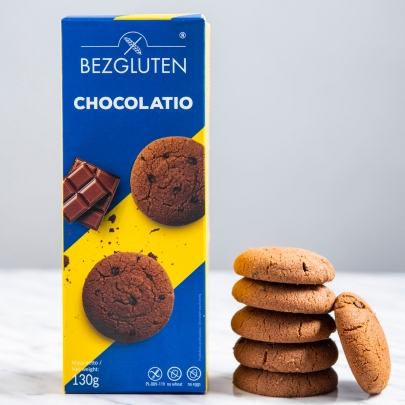 Chocolatio - czekoladowe ciastka. Produkt bezglutenowy.  