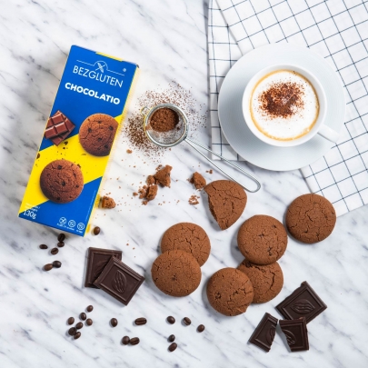Chocolatio - czekoladowe ciastka. Produkt bezglutenowy.  