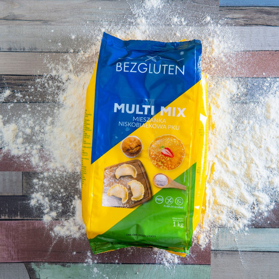 Muli Mix- uniwersalna mieszanka niskobiałkowa PKU 1 kg - NOWOŚĆ!