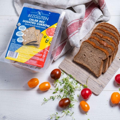 Chleb bez dodatku cukru bezglutenowy