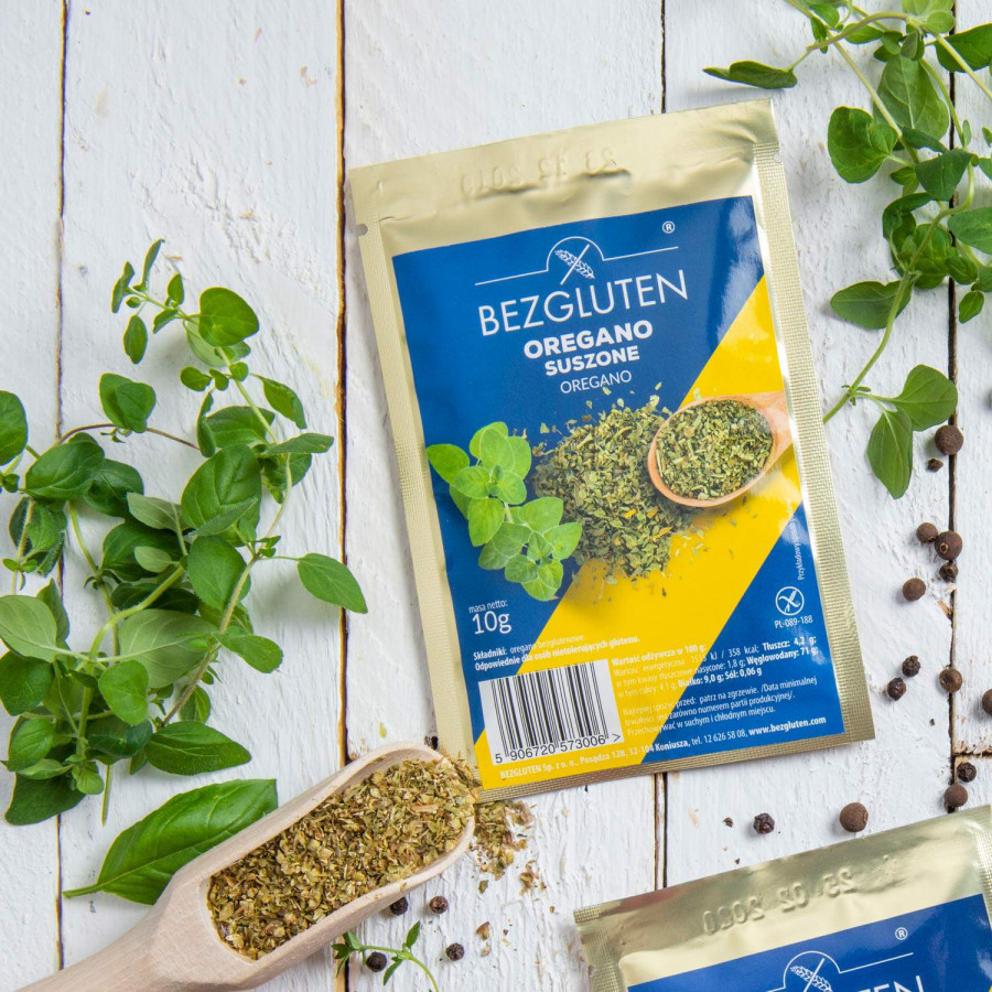 Oregano suszone. Produkt naturalnie bezglutenowy
