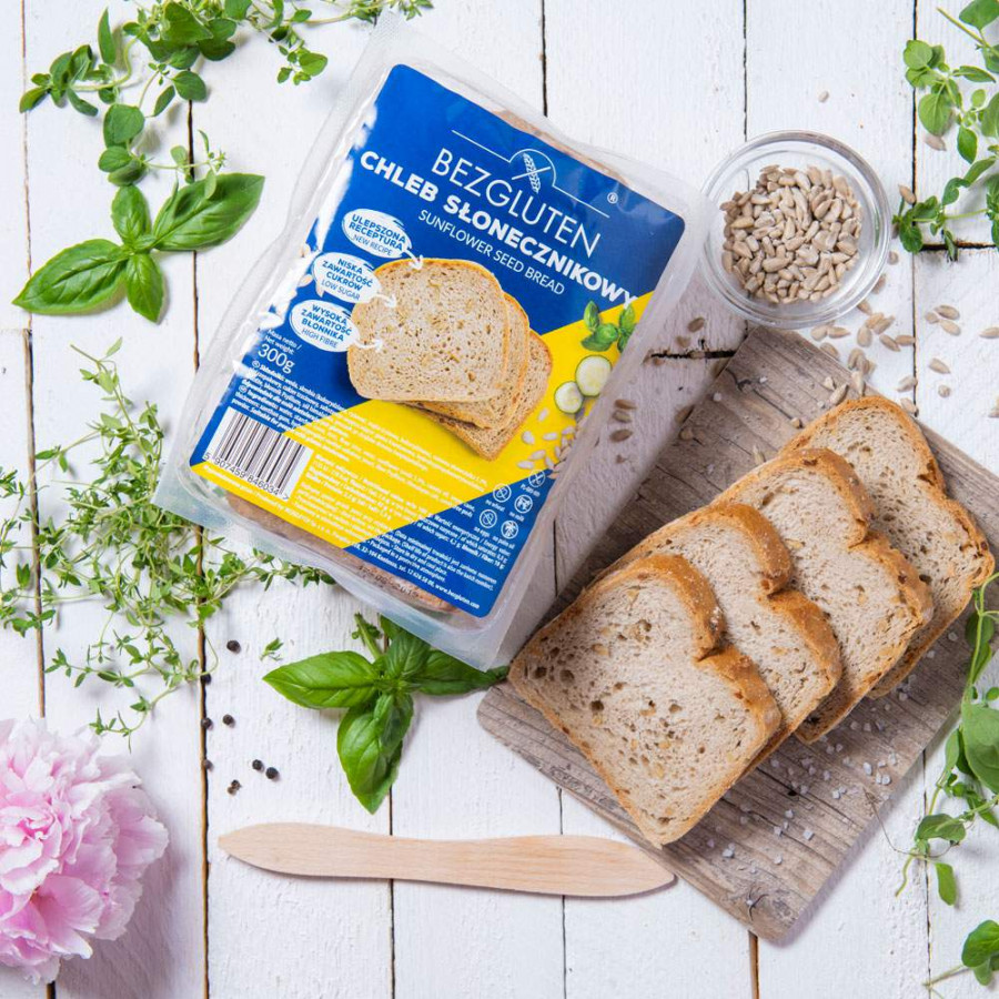 Chleb słonecznikowy bezglutenowy