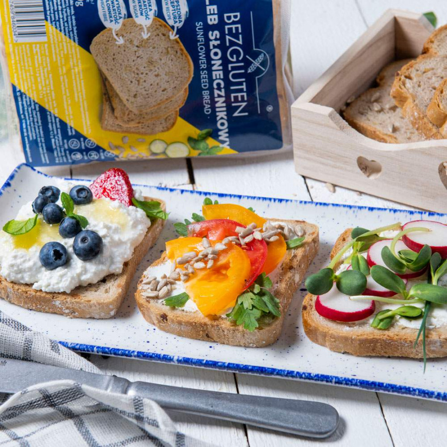 Chleb słonecznikowy bezglutenowy