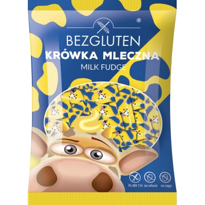 Krówka Mleczna. Produkt bezglutenowy.  