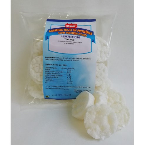 HARIFEN Tostas skrobiowa przekąska niskobiałkowa PKU