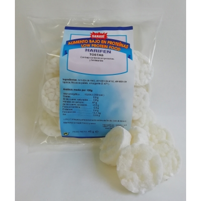 HARIFEN Tostas skrobiowa przekąska niskobiałkowa PKU