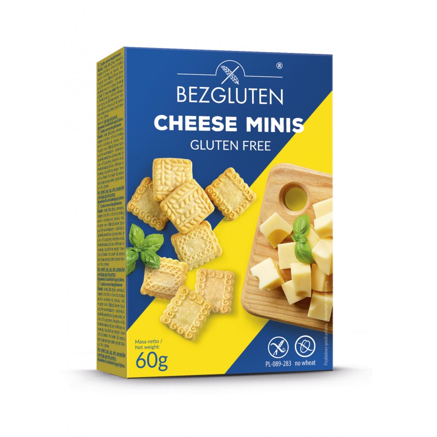 Cheese minis ciastka serowe bezglutenowe 60g