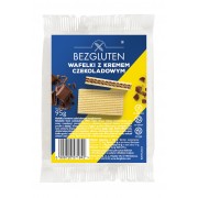 Wafelki z kremem czekoladowym bezglutenowe 95g BEZGLUTEN