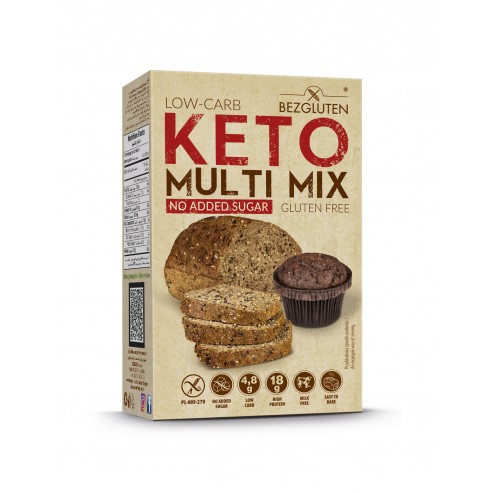 Low-Carb KETO Multii mix - uniwersalna mieszanka bezglutenowa BEZGLUTEN