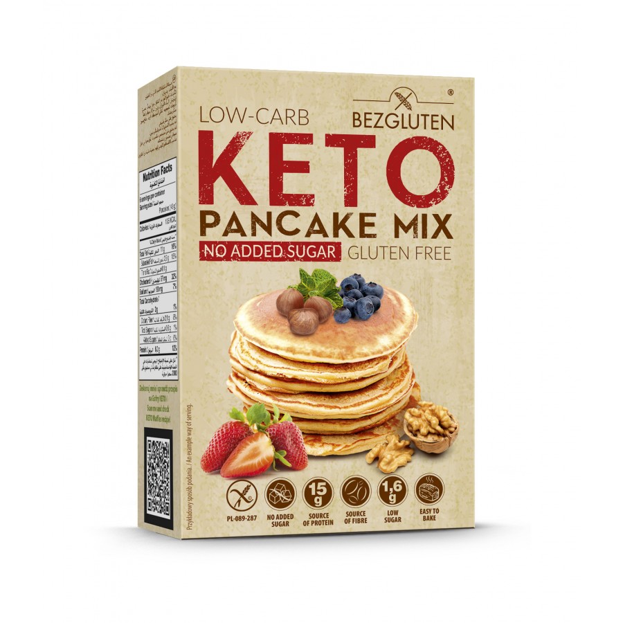 Low Karb KETO Pancake mix - bezglutenowa mieszanka na naleśniki 150g