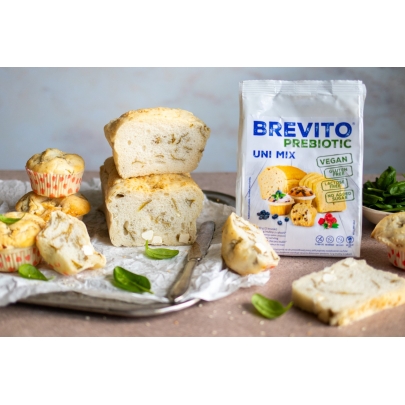 BREVITO Prebiotic - Uni mix - uniwersalna mieszanka bezglutenowa 400g