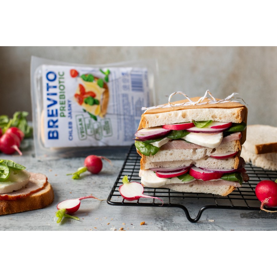 BREVITO Prebiotic - Chleb Jasny bezglutenowy 200g