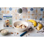 BREVITO Prebiotic - Owsianka owocowa migdałowo-bananowa 150g