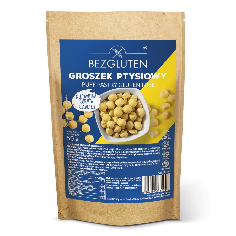 Groszek ptysiowy bezglutenowy 50 g BEZGLUTEN