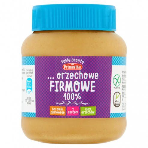 … orzechowe Firmowe 100% 350G PRIMAVIKA