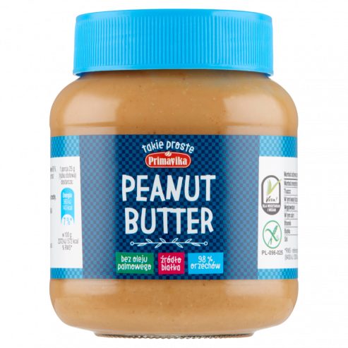 PEANUT BUTTER 350G PRIMAVIKA