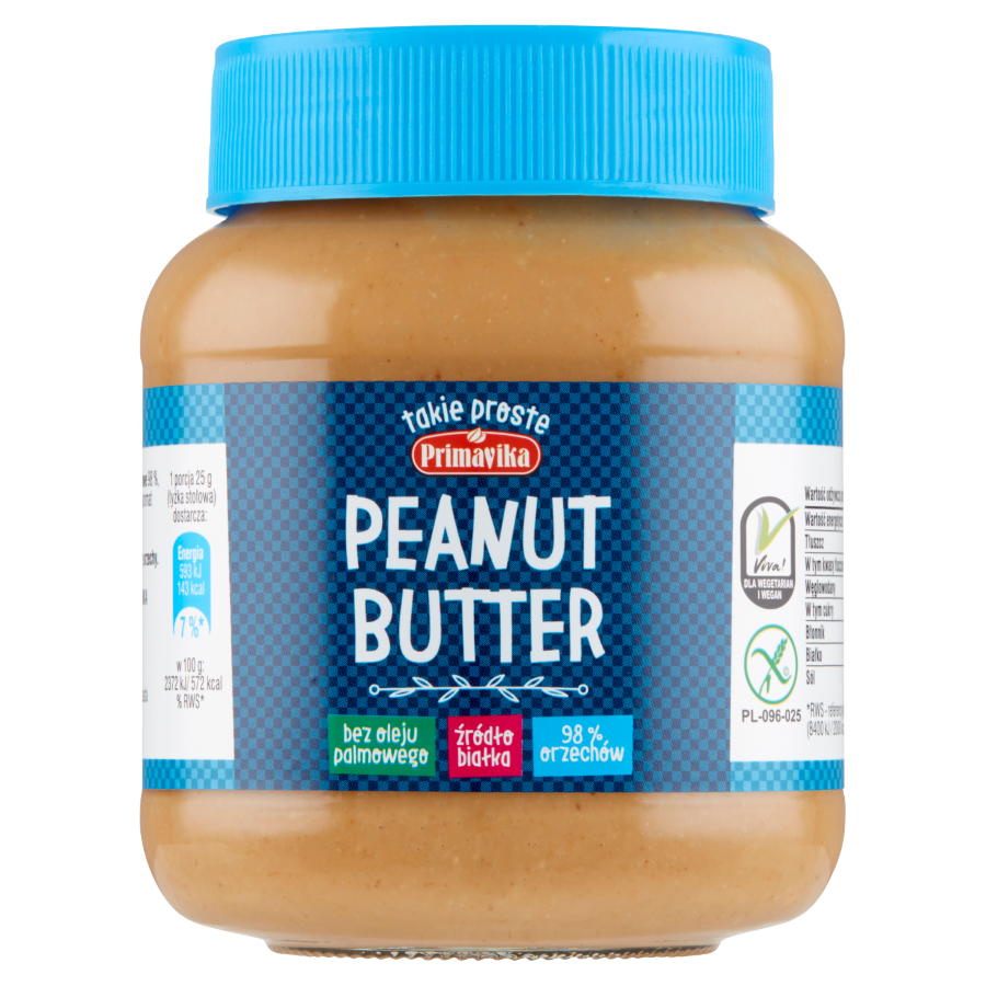 PEANUT BUTTER 350G PRIMAVIKA