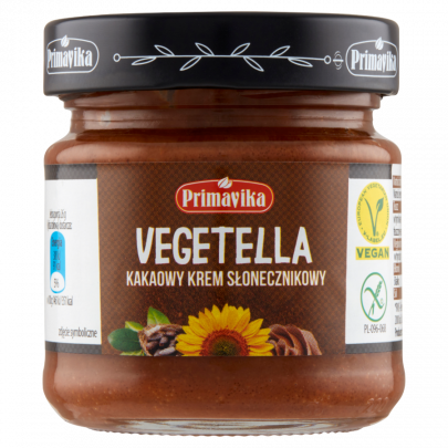 Vegetella – Kakaowy Krem Słonecznikowy 160G PRIMAVIKA
