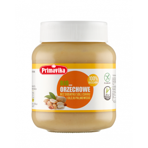 BIO ... orzechowe 100% orzeszków arachidowych 360g PRIMAVIKA