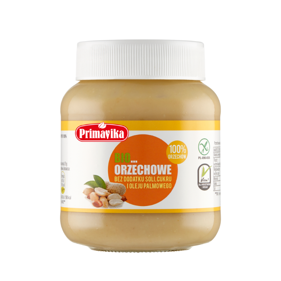 BIO ... orzechowe 100% orzeszków arachidowych 360g PRIMAVIKA