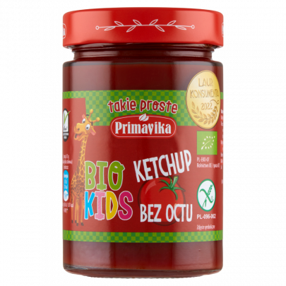 BIO ketchup bez octu - dla dzieci 315g PRIMAVIKA