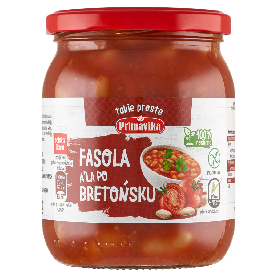Fasola a'la po bretońsku 480g PRIMAVIKA