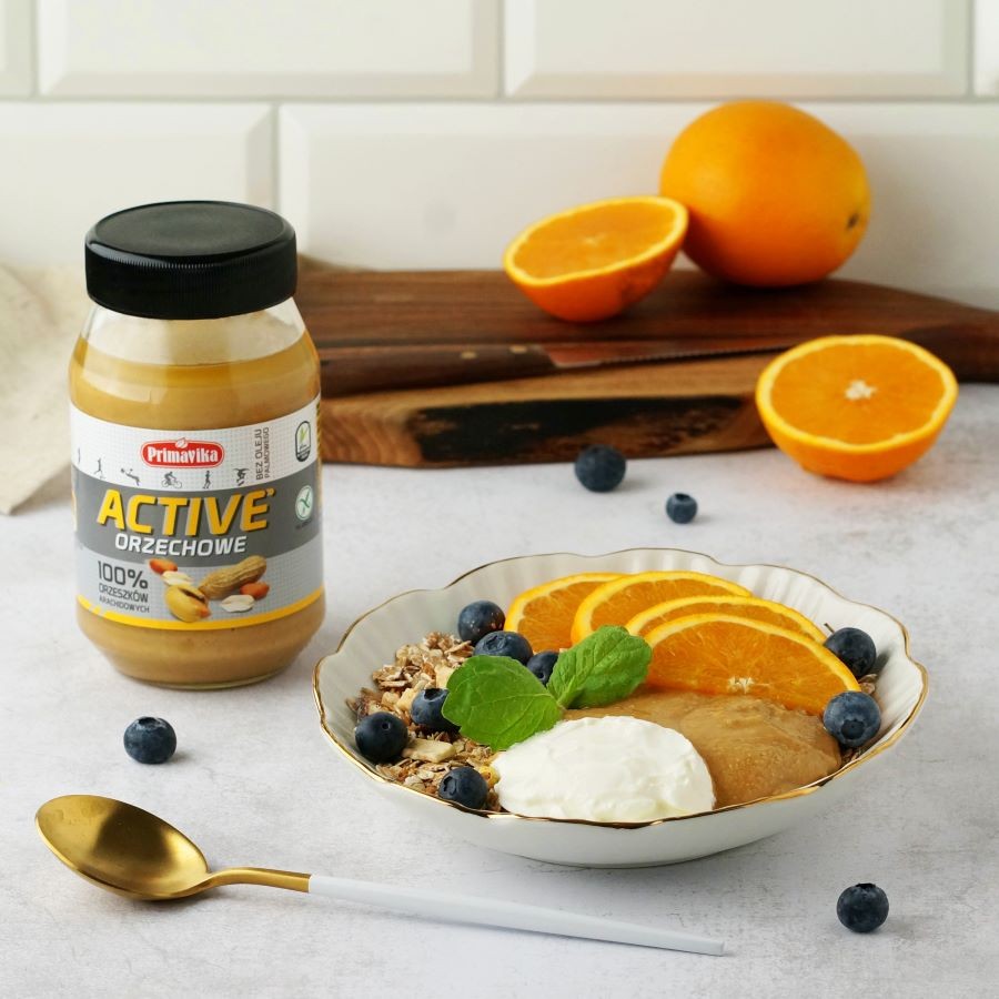 Active orzechowe – 100% orzeszków arachidowych 470G PRIMAVIKA