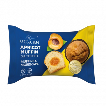 Muffinka morelowa bezglutenowa 60g BEZGLUTEN
