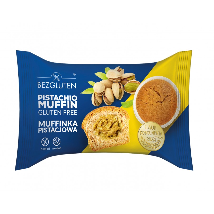 Muffinka pistacjowa bezglutenowa 60g BEZGLUTEN