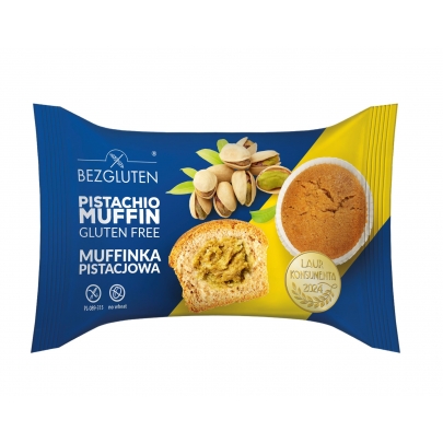Muffinka pistacjowa bezglutenowa 60g BEZGLUTEN