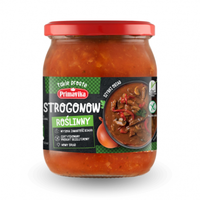 Strogonow roślinny bezglutenowy 470g - PRIMAVIKA