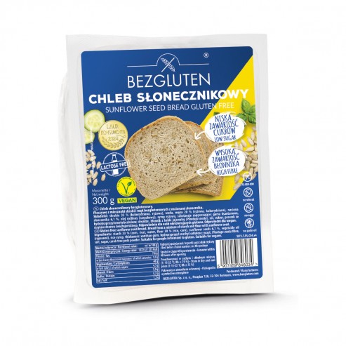 Chleb słonecznikowy bezglutenowy 300 g BEZGLUTENOWY