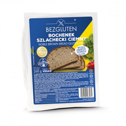 Bochenek Szlachecki ciemny bezglutenowy 260 g BEZGLUTEN