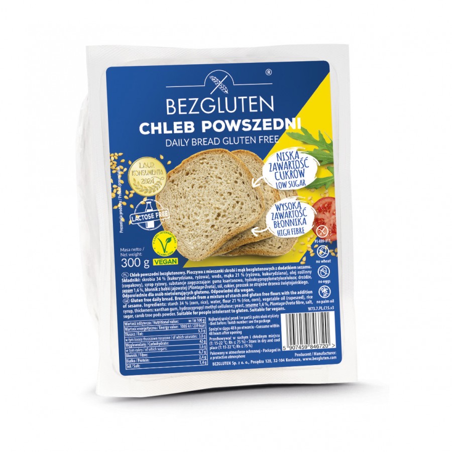 Chleb Powszedni bezglutenowy 300g BEZGLUTEN