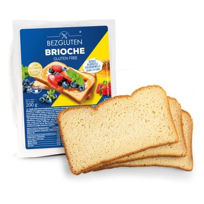 BRIOCHE - słodki chleb bezglutenowy 200g - NOWOŚĆ!