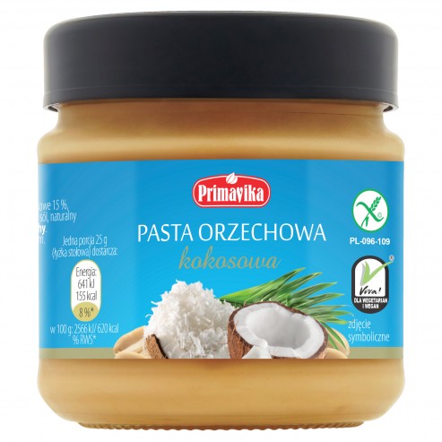Pasta orzechowa kokosowa 190g - PRIMAVIKA