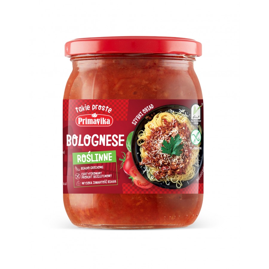 Bolognese roślinne  470 g PRIMAVIKA