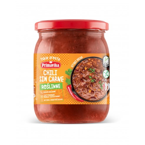 Chili sin carne roślinne  470 g PRIMAVIKA