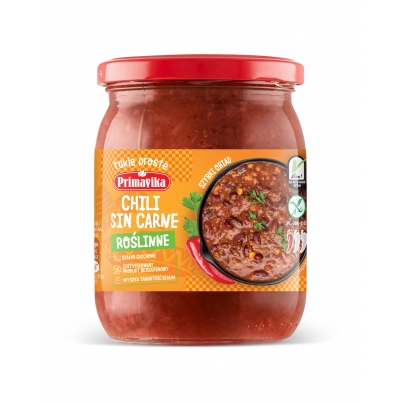 Chili sin carne roślinne  470 g PRIMAVIKA