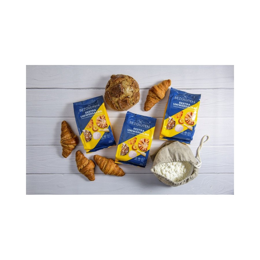 Ekstra mieszanka bezglutenowa uniwersalna 1 kg BEZGLUTEN