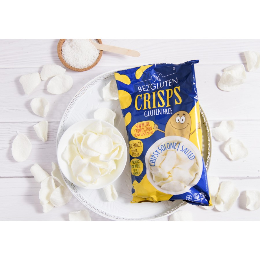 Chipsy bezglutenowe Crisps solone 70g BEZGLUTEN