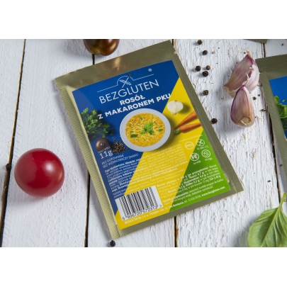 Rosół z makaronem niskobiałkowy PKU 11g BEZGLUTEN