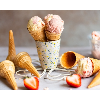Rożki waflowe do lodów bezglutenowe 40g (12 szt.) BEZGLUTEN