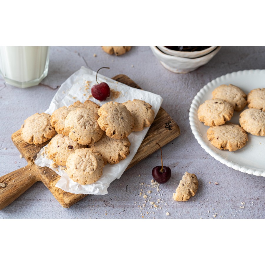Cherry dreams - ciastka z wiśnią bez dodatku cukrów bezglutenowe 110g BEZGLUTEN
