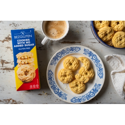 Ciastka bez dodatku cukrów bezglutenowe 130g BEZGLUTEN