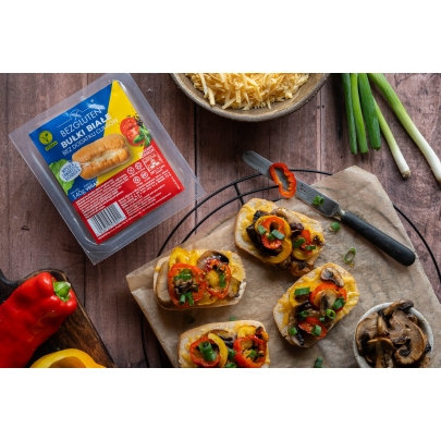 Bułki białe bez dodatku cukrów bezglutenowe 140 g