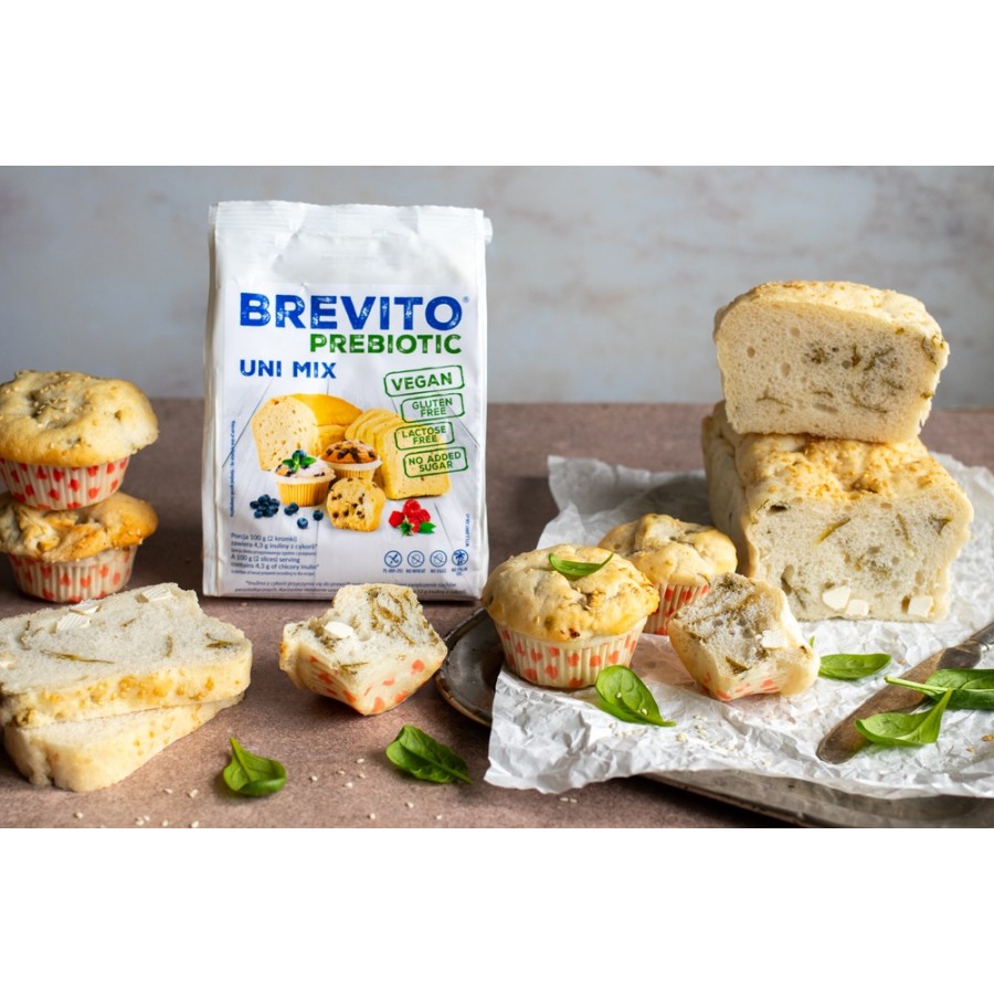 BREVITO Prebiotic - Uni mix - uniwersalna mieszanka bezglutenowa 400g