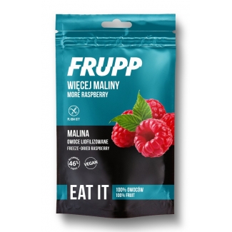 FRUPP owoce liofilizowane maliny bezglutenowe 15g Celiko