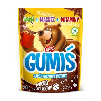 Gumiś kakao bezglutenowe instant z witaminami i magnezem 300g Celiko