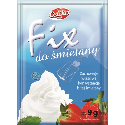 Fix do śmietany bezglutenowy 9g Celiko